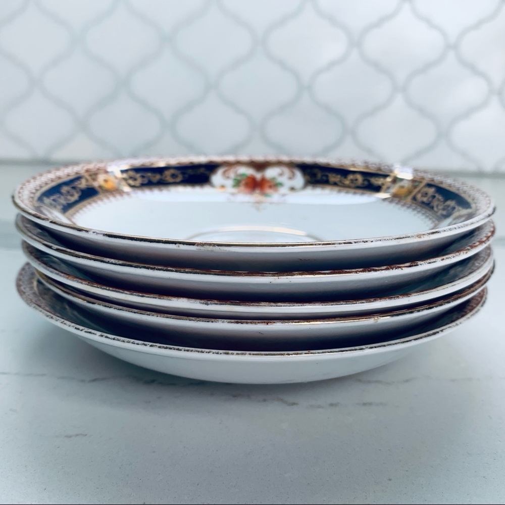 5 Salisbury Norma Vintage Saucers